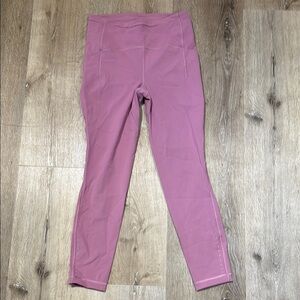 Lululemon Athletica Pink High-Waist Leggings